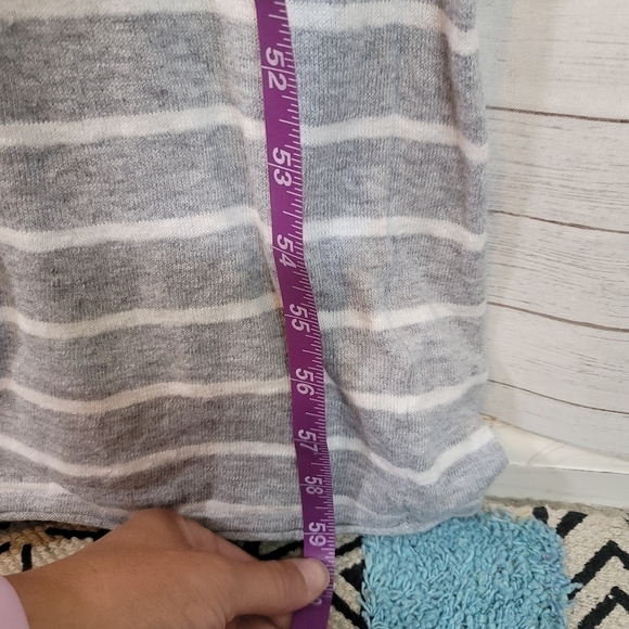 VINCE GRAY STRIPED RACER BACK MAXI DRESS, SZ XS - Picture 12 of 12